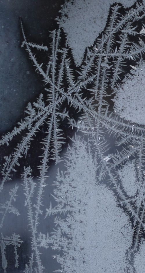 window frosting in the East Church, Cromarty